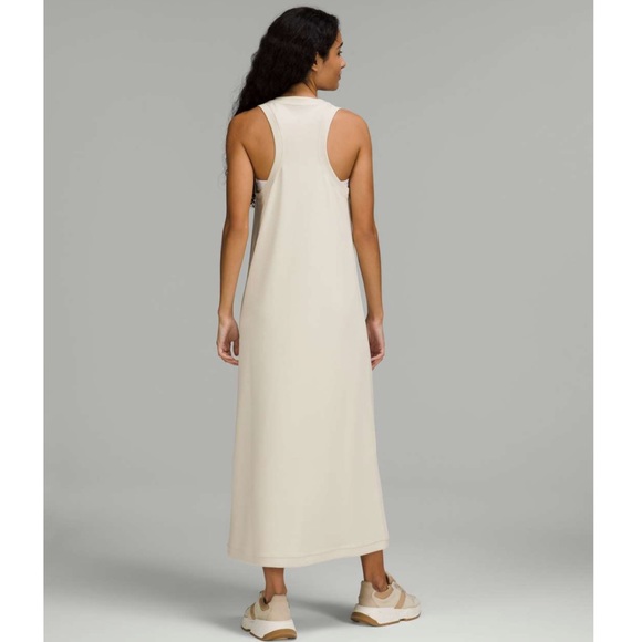 Lululemon Ease of it All V-Neck Midi Dress - White Opal - Picture 2 of 7
